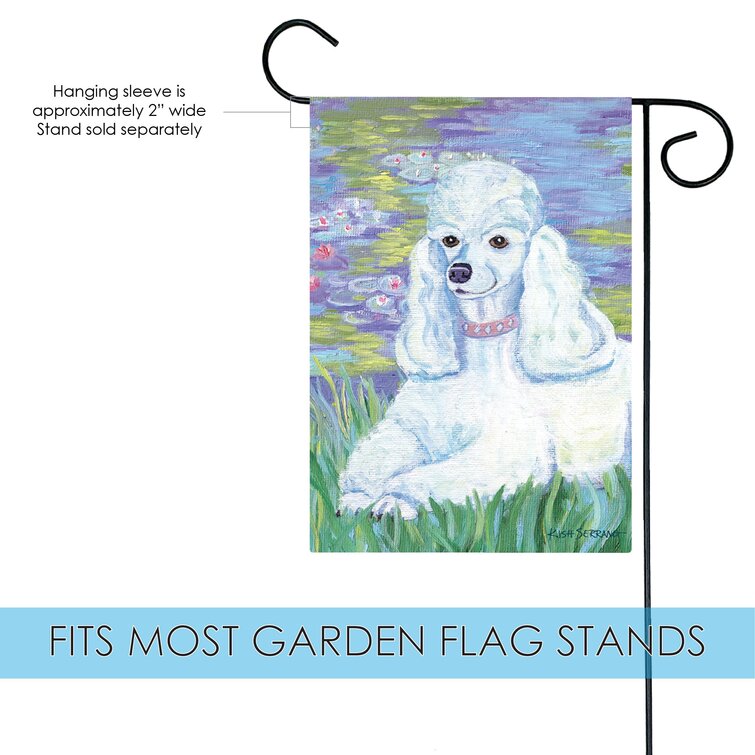 Bonet Poodle Dog House Flag Animals Toland Decorative Pet 28" x 40" 