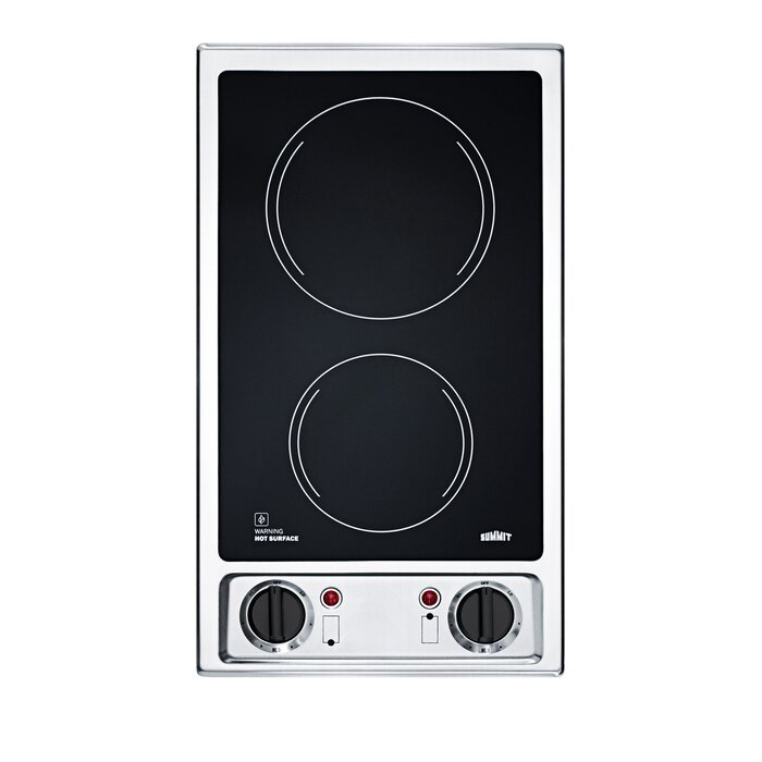 Summit Appliance 20 Electric Cooktop With 2 Burners Wayfair Ca