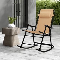 Wood Folding Rocking Chair Wayfair