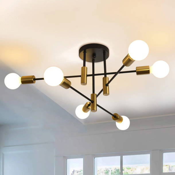 George Oliver Croner 12 - Light Dimmable Sputnik Modern Linear ...