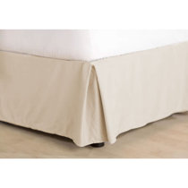 Details about   Elegant & Romantic Ivory Tulle Embroidery Cotton Matching Bed Skirt Two Layer 