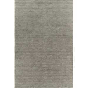 Kai-Chi Textured Contemporary Wool Gray Area Rug