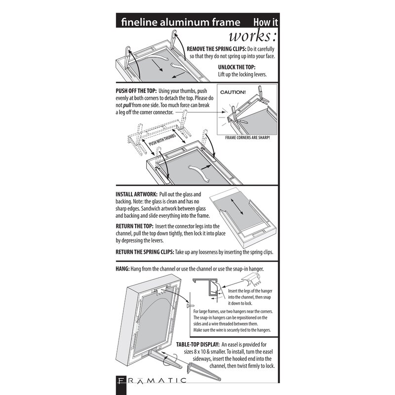 Framatic Fineline Mat Picture Frame Reviews Wayfair