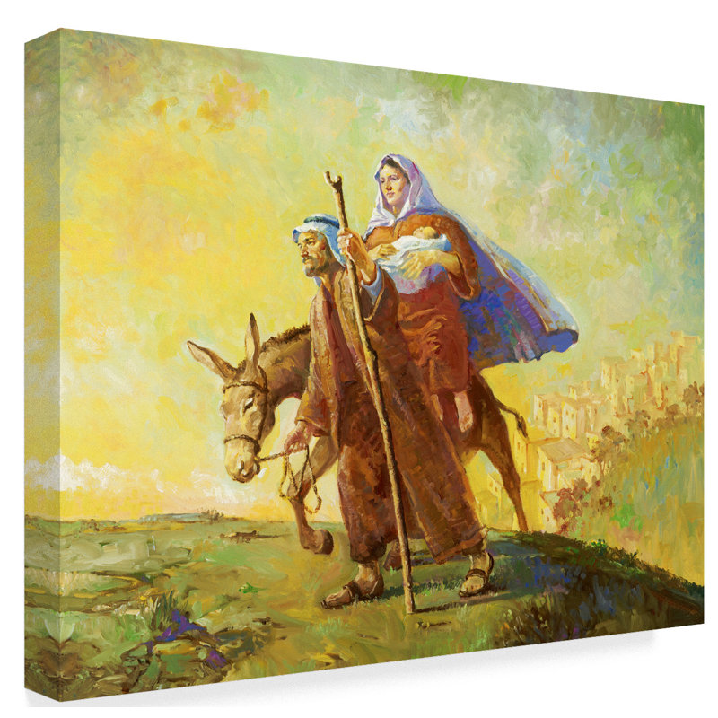 Trademark Art A Flight Into Egypt Oil Painting Print On Wrapped Canvas Wayfair