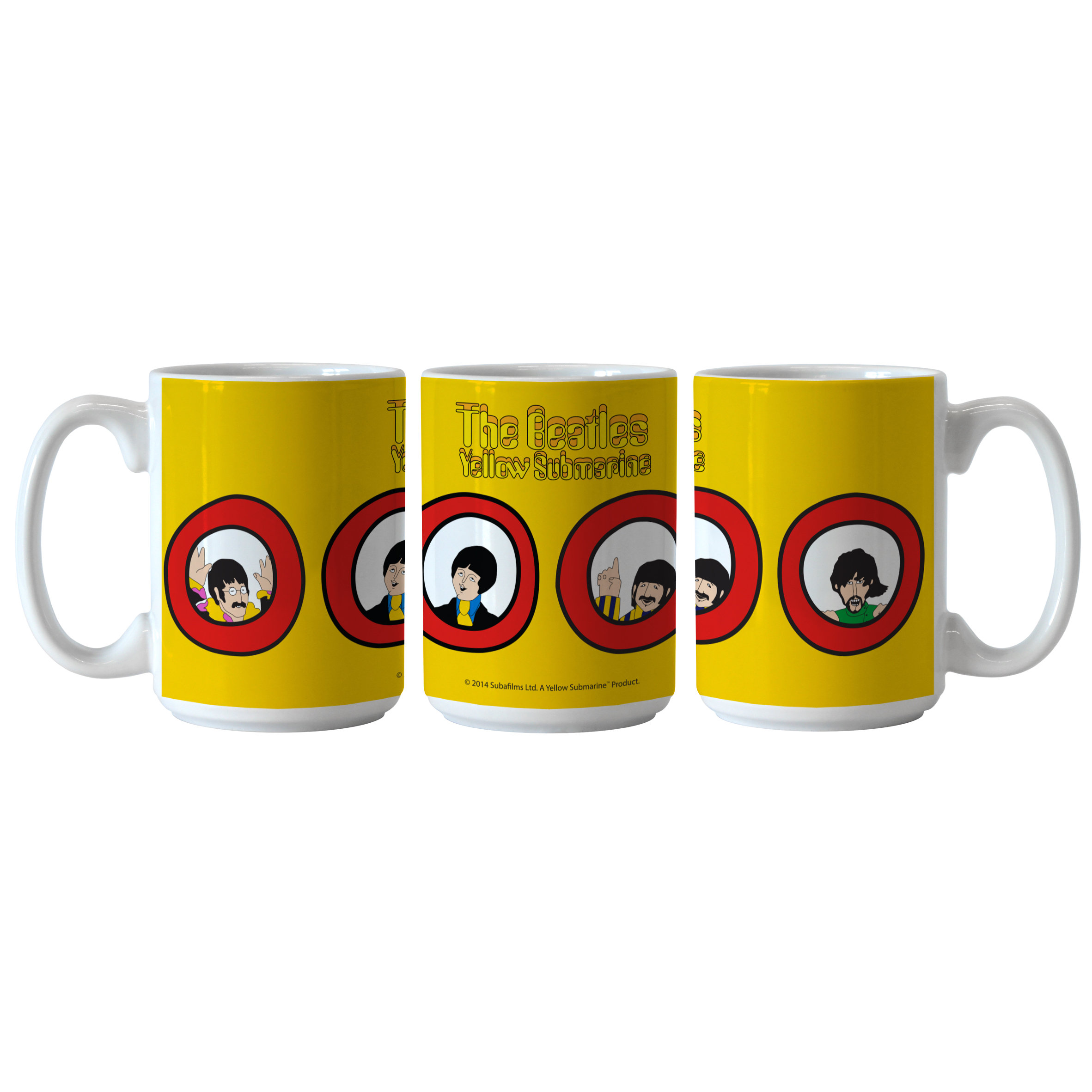 Boelter Brands Beatles Yellow Submarine Port Holes Sublimated Mug Wayfair