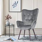 grey Hashtag Home accent chair