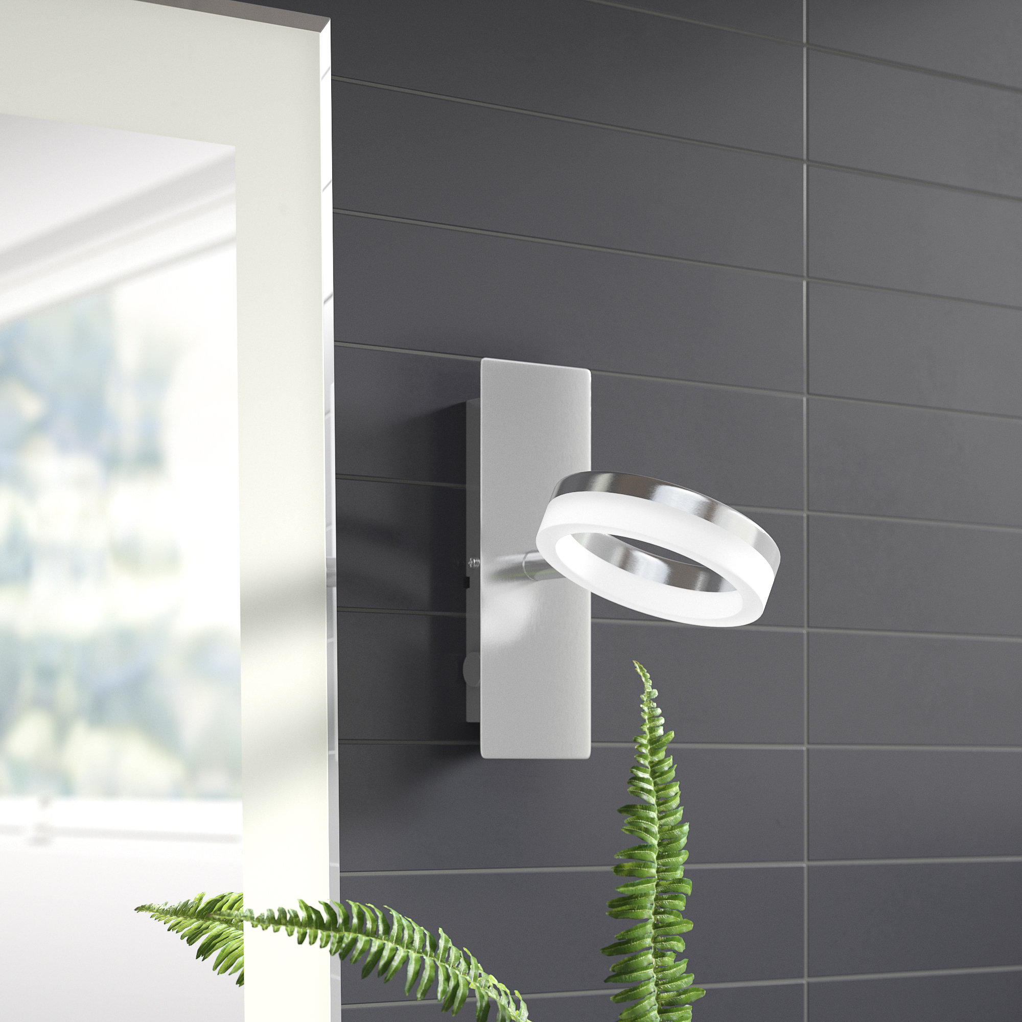 Design Led Wandleuchte Kippbar Strahler Lampe Spot Schalter Flur
