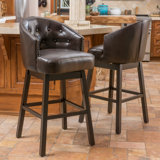 Farmington 30 Swivel Bar Stool (Set of 2) by Alcott Hill®