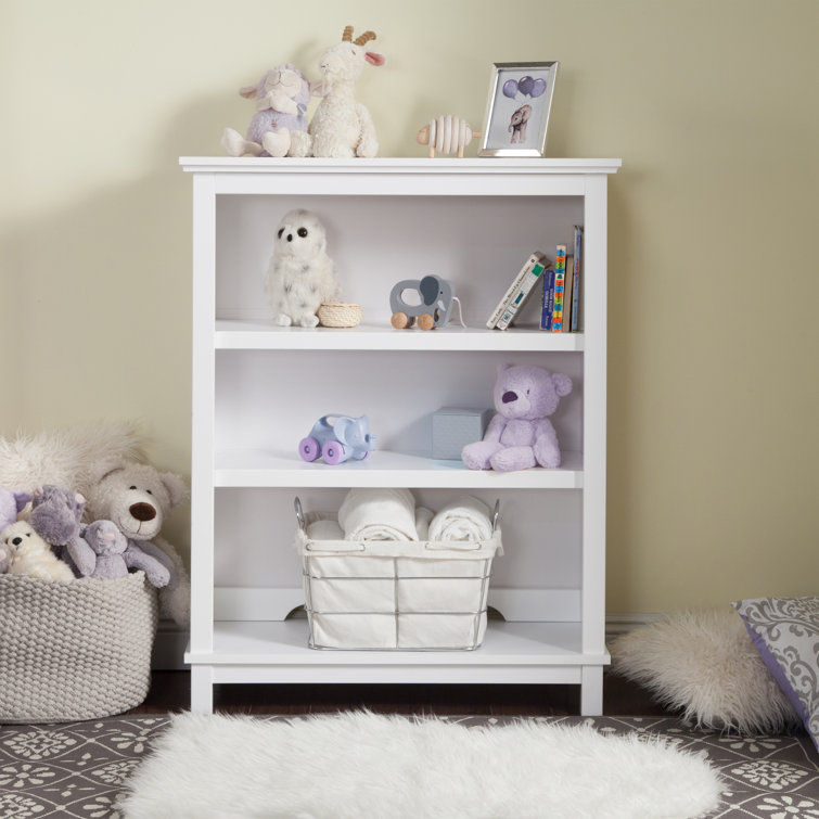 white nursery bookcase