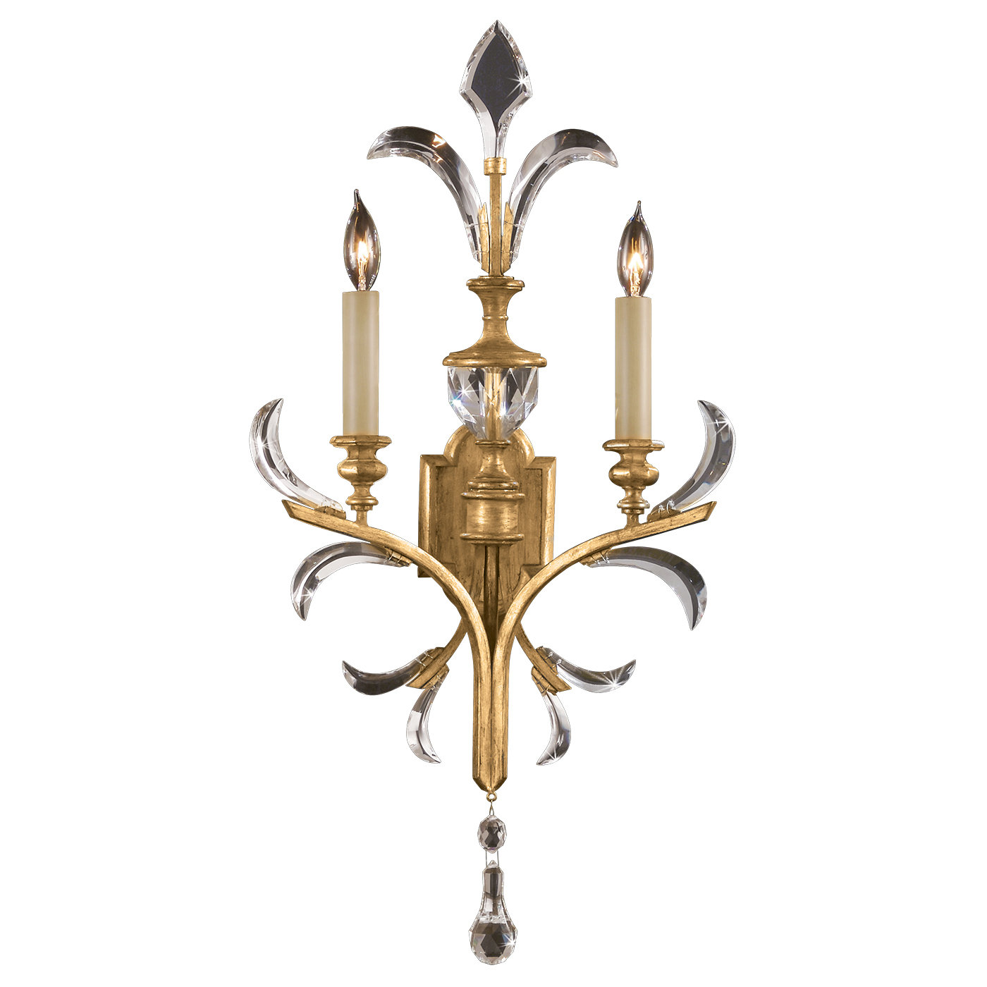 Fine Art Lamps Bevearcs 2 Light Candle Wall Light Wayfair