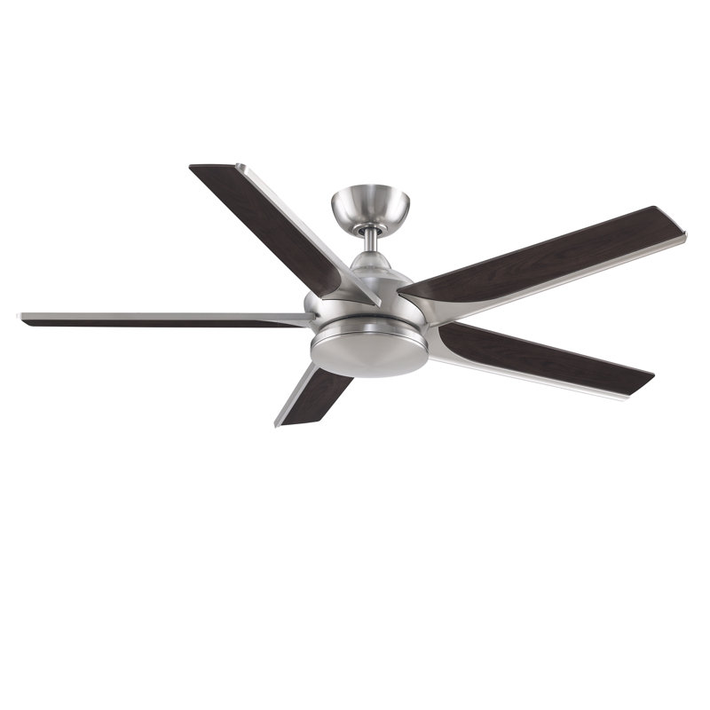 Fanimation 56 Subtle 5 Blade Led Standard Ceiling Fan With Remote Control And Light Kit Included Wayfair