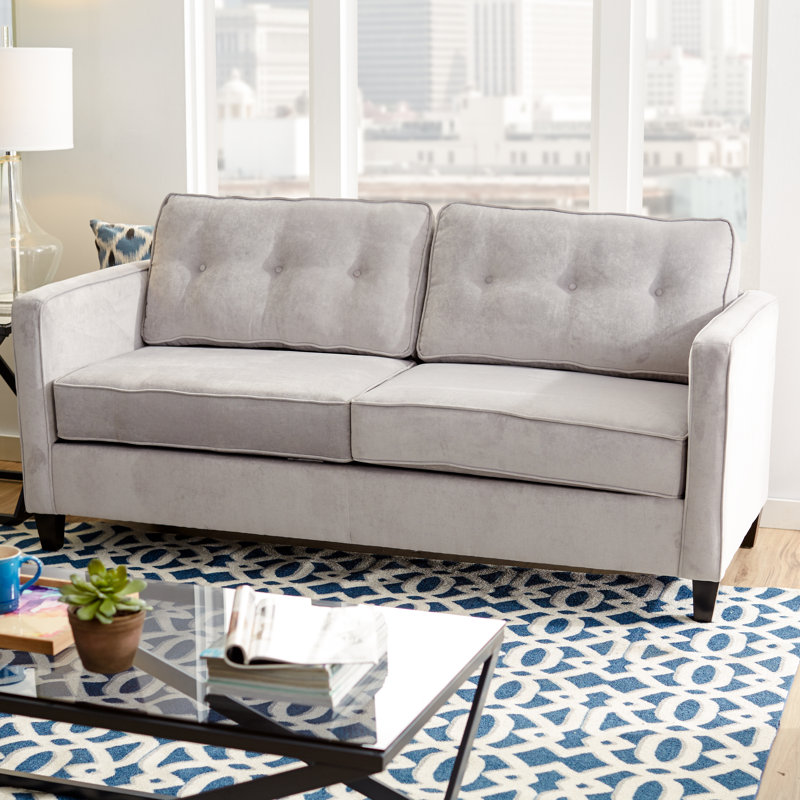 Ebern Designs Dengler 79 Square Arm Sofa Reviews Wayfair