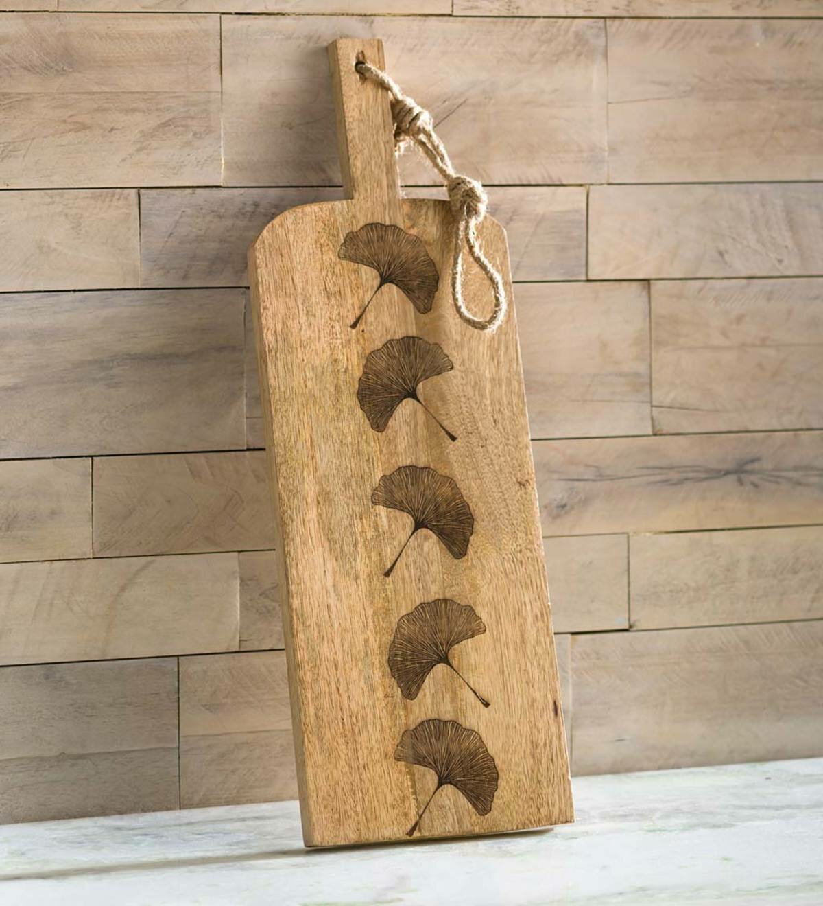 Vivaterra Mango Wood Ginkgo Decorative Cutting Board Wayfair