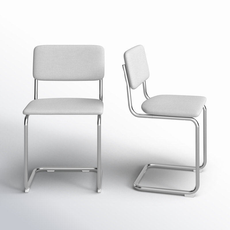 Walsh Linen Dining Chair Upholstery Color: White