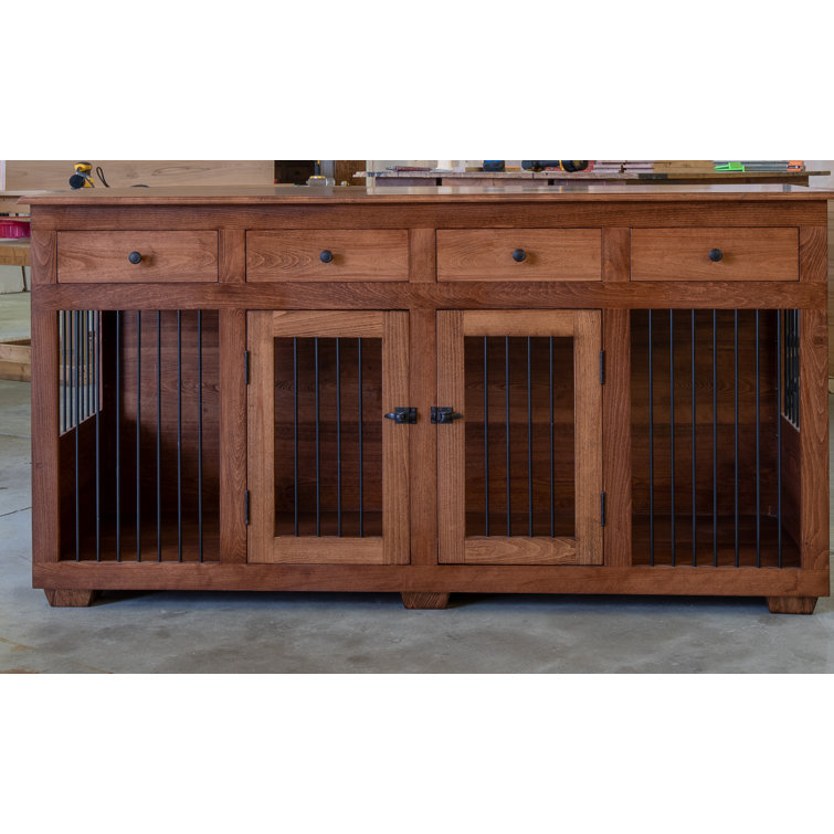 sideboard dog crate