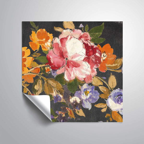 Winston Porter Summer Garden Iii Black Acrylic Painting Print On