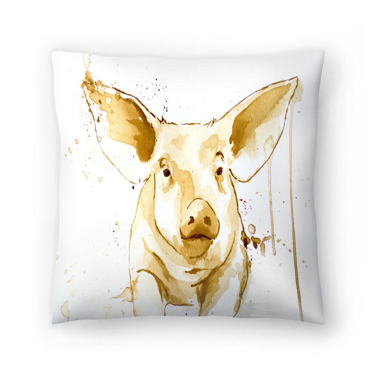 pig throw pillows