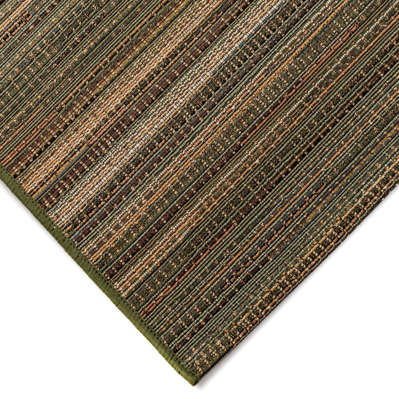 Highland Dunes Glendale Heights Stripes Indoor Outdoor Rug Green Highland Dunes Glendale Heights Stripes