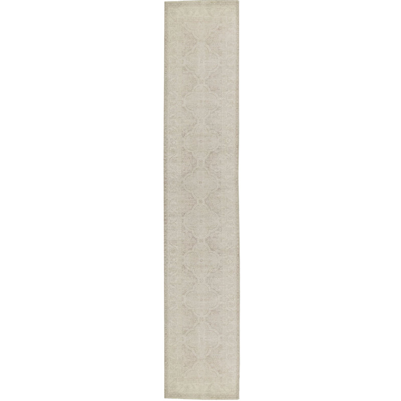 Bokara Rug Co Inc Runner Hand Woven Wool Beige Rug Wayfair
