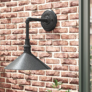 Go to store & view more images Shalena 1-Light Outdoor Barn Light by 17 Stories