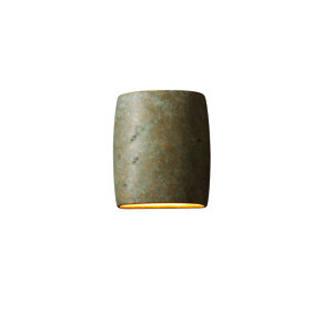 Scanlan Contemporary Open Top and Bottom Small Cylinder 1 Light Wall Sconce