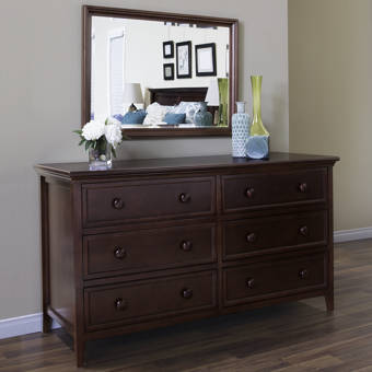 Union Rustic Webster 6 Drawer Double Dresser Reviews Wayfair