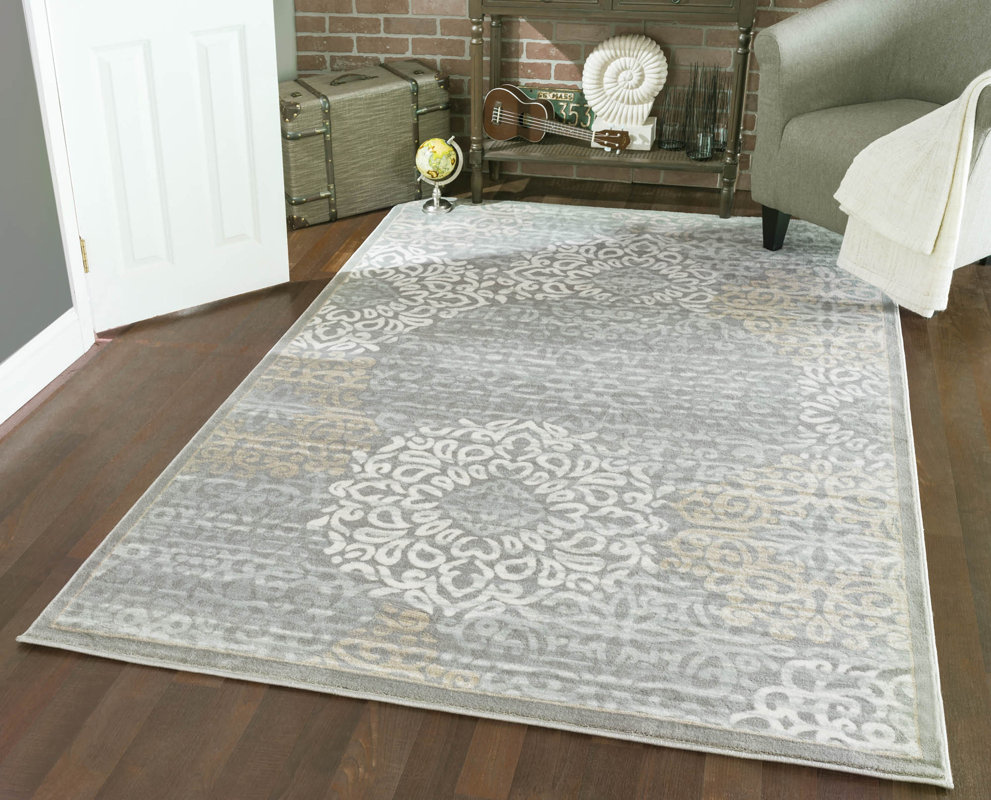 Charlton Home Ackermanville Gray Area Rug Reviews Wayfair - Defaultname charlton home ackermanville gray area rug reviews wayfair - defaultname