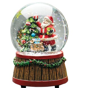 Christmas Photo Snowglobe with glitter snowflakes and snow Holds 1 or 2 photos