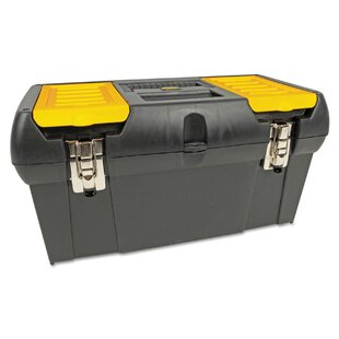 Impact-Resistant Poly  Tool Caddy  13 in W x 7 in Stanley  19 in H Black 