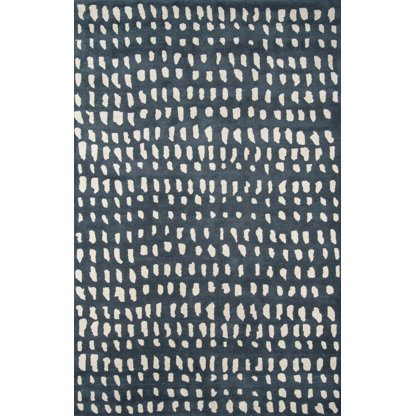 Solo Rugs Solo Rugs Clara Hand Woven Wool Area Rug Medium Blue 9 X 12 Perigold