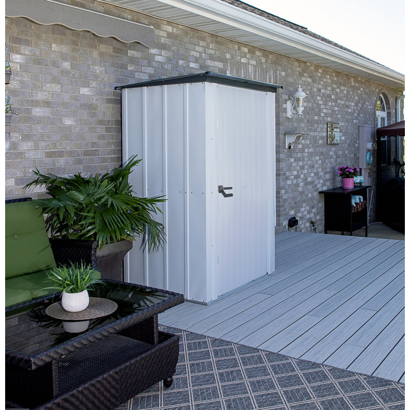 Arrow Spacemaker 4 7 Ft W X 3 3 Ft D Metal Storage Shed Wayfair