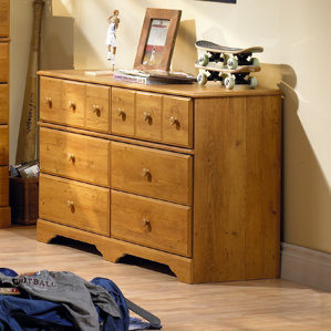 Amesbury 6 Drawer Double Dresser by South Shore