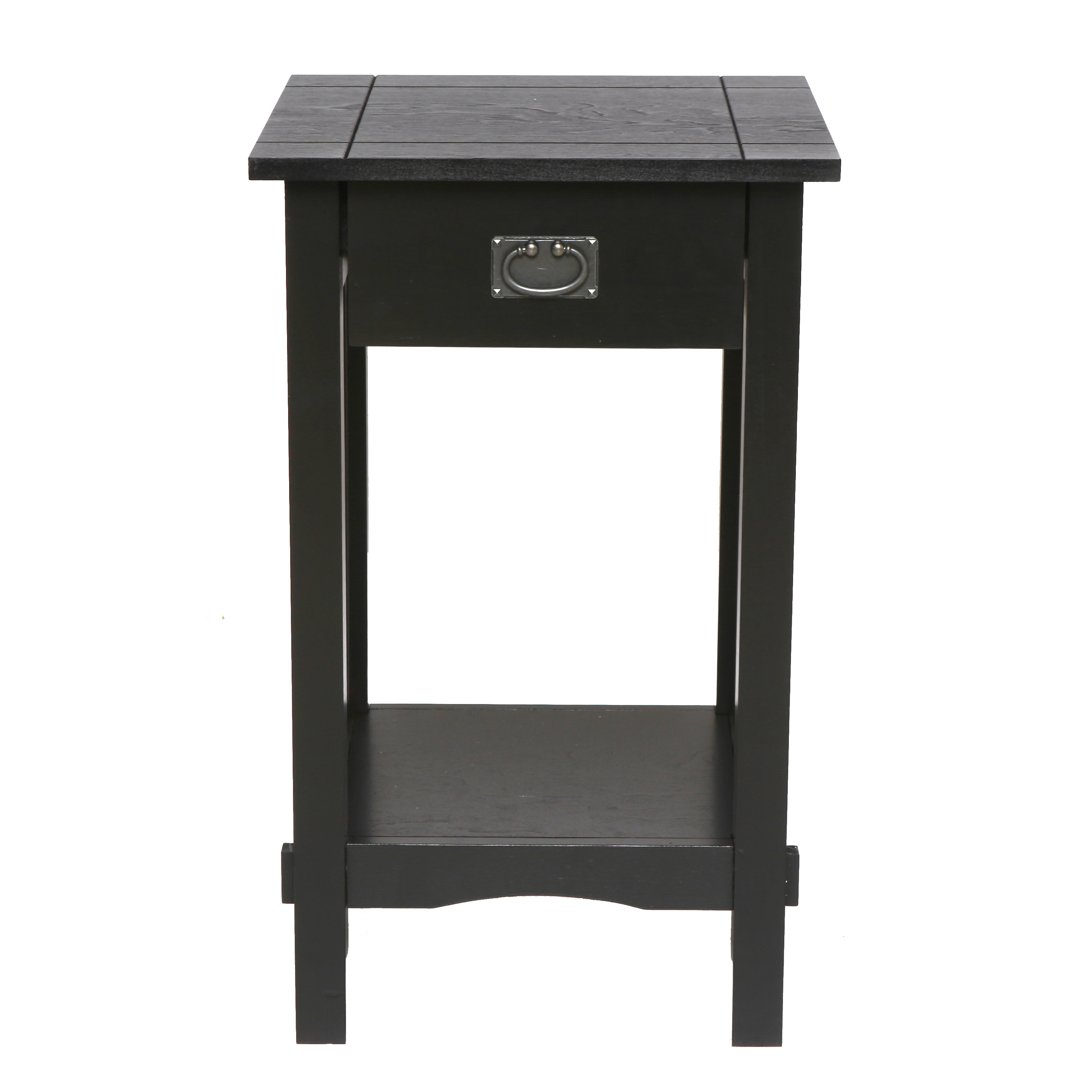 Foundry Select Strasburg 26'' Tall Solid Wood End Table with Storage & Reviews Wayfair