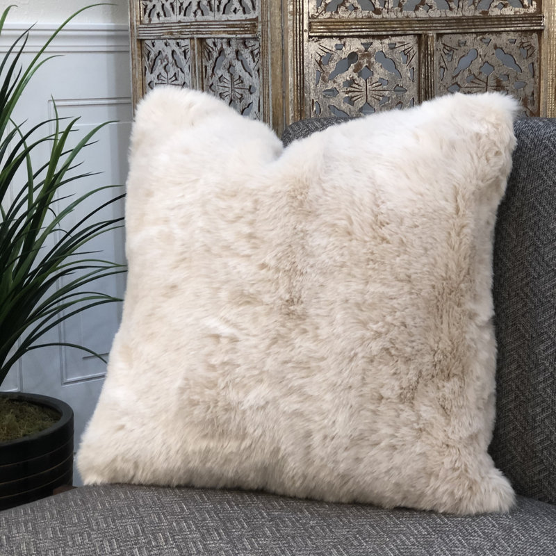 Wayfair faux fur pillows clearance