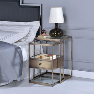 Easton Stylish 2 Piece Nesting Table Set