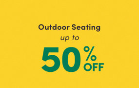 SALE! Outdoor Seating up to 50% Off