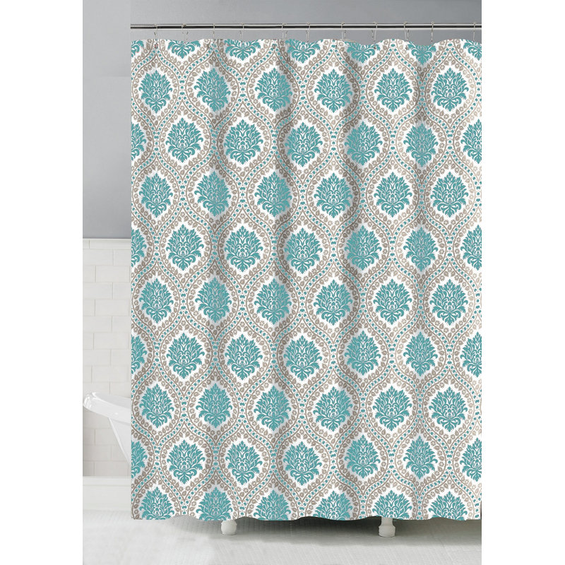 Charlton Home Lisanti 13 Piece Shower Curtain Set Hooks Wayfair