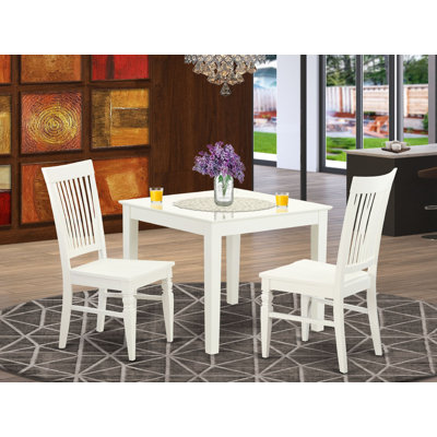 Osakis Rubberwood Solid Wood Dining Set