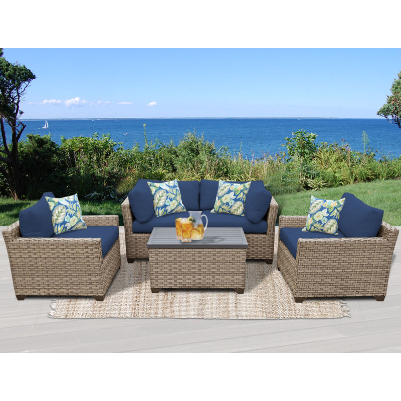 Rochford 5 Piece Sofa Seating Group with Cushions