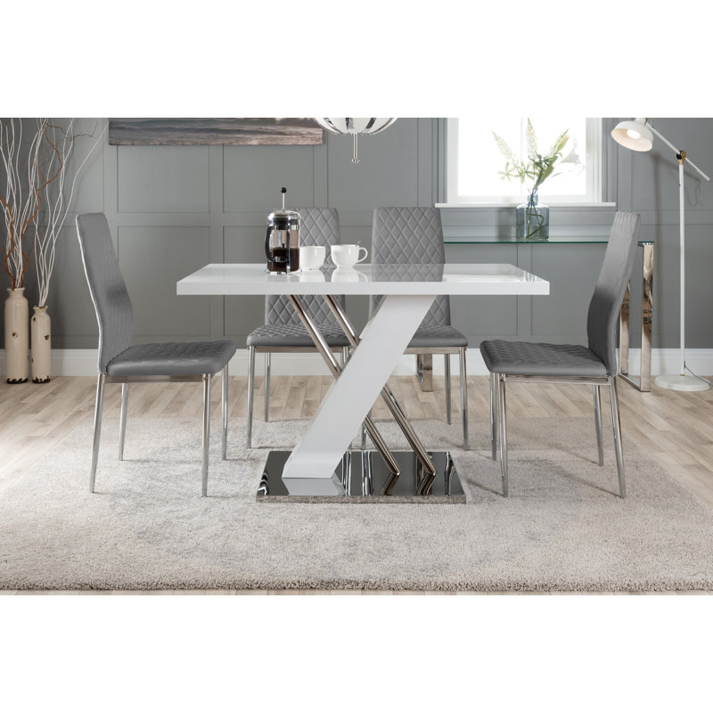 trapp dining set with 4 chairs