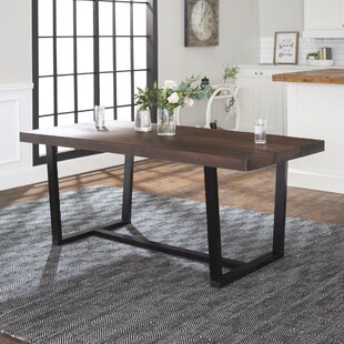 wood leona farmhouse extension dining table