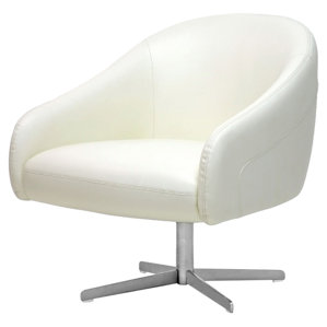 Balmorale Leather Barrel Chair by Whol..