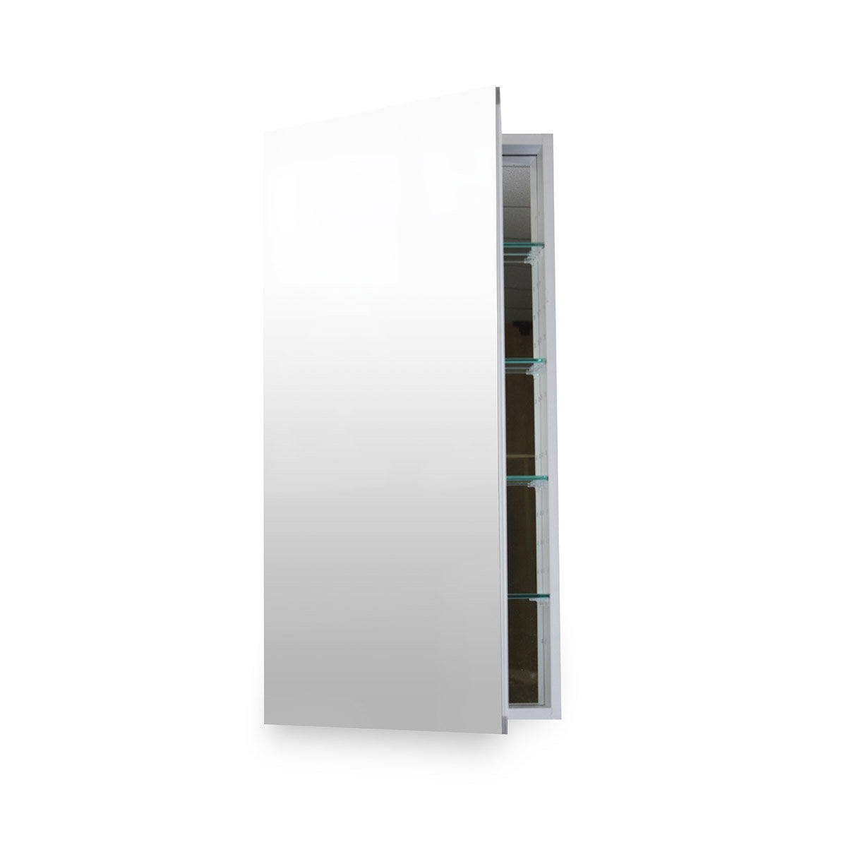 Flawless Surface Mount Or Recessed Frameless 1 Door Medicine