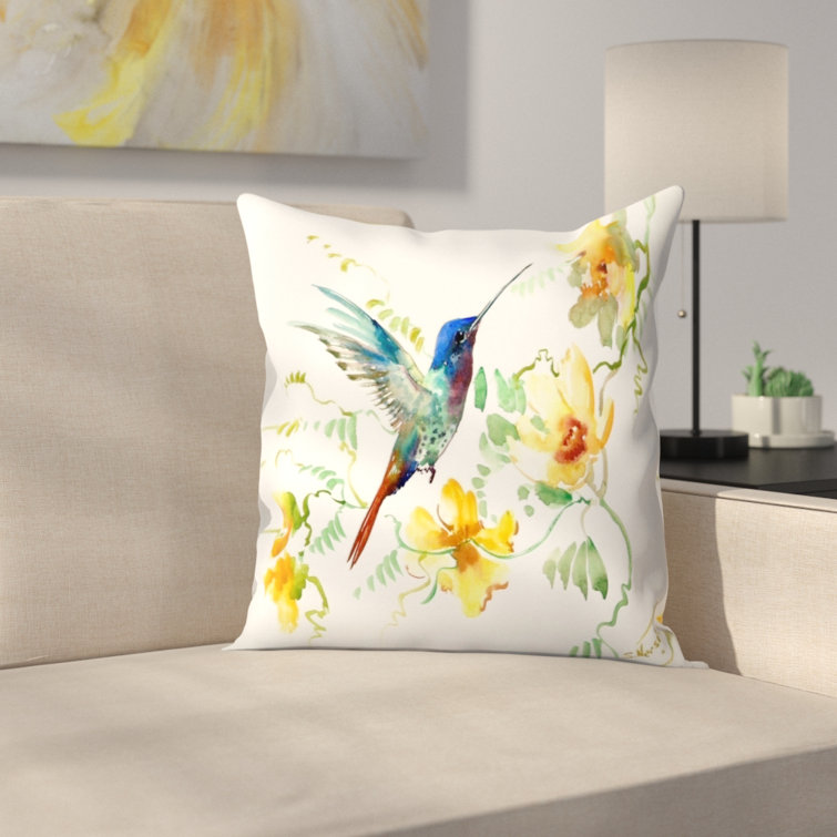 hummingbird throw pillows