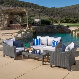 Shadai 4 Piece Conversation Set with Cushions