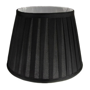 white lampshade with copper lining