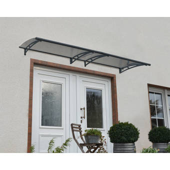 Palram Aquila 6 8 9 10 W X 3 D Convex Door Awning Reviews Wayfair