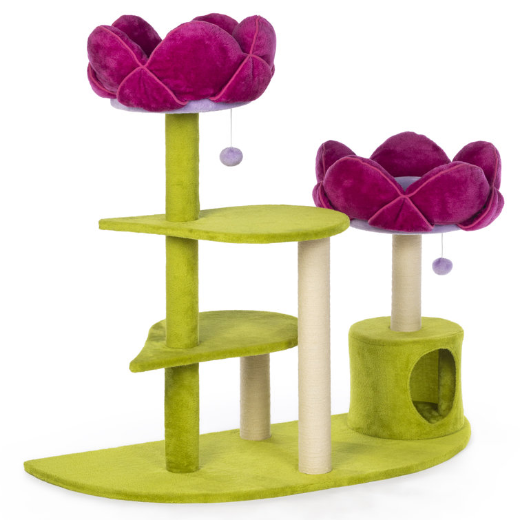 purple cat tower