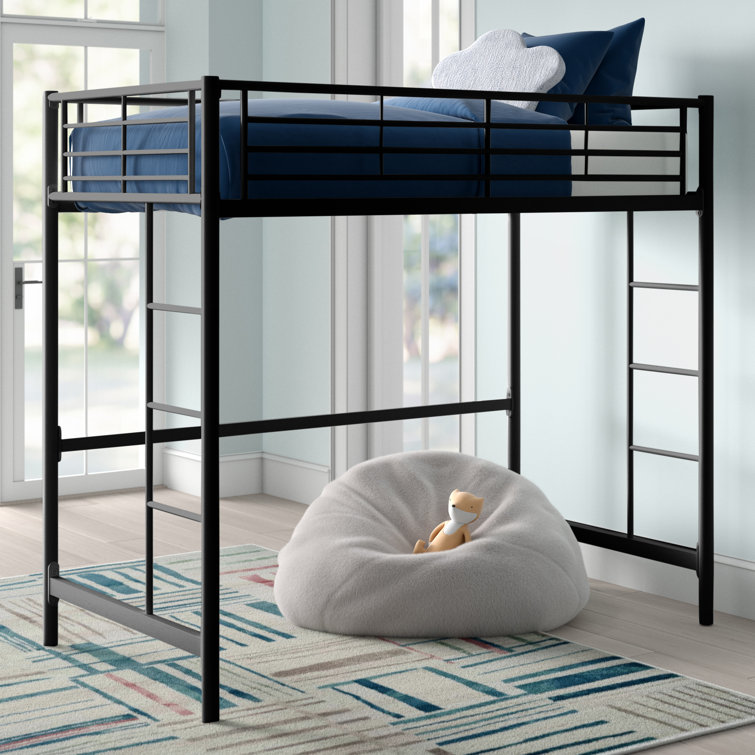Mack Milo Joplin Twin Metal Loft Bed By Mack Milo Reviews Wayfair