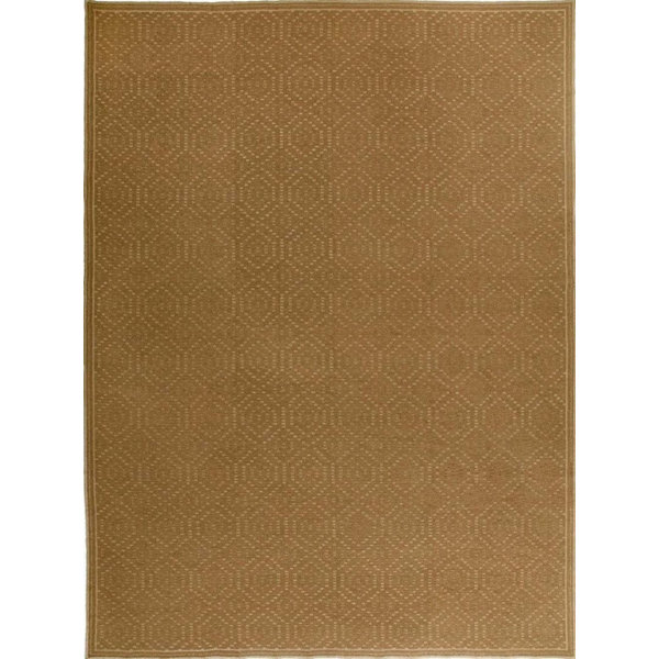 Bokara Rug Co Inc One Of A Kind Hand Knotted Brown 8 X 10 Wool Area Rug Wayfair